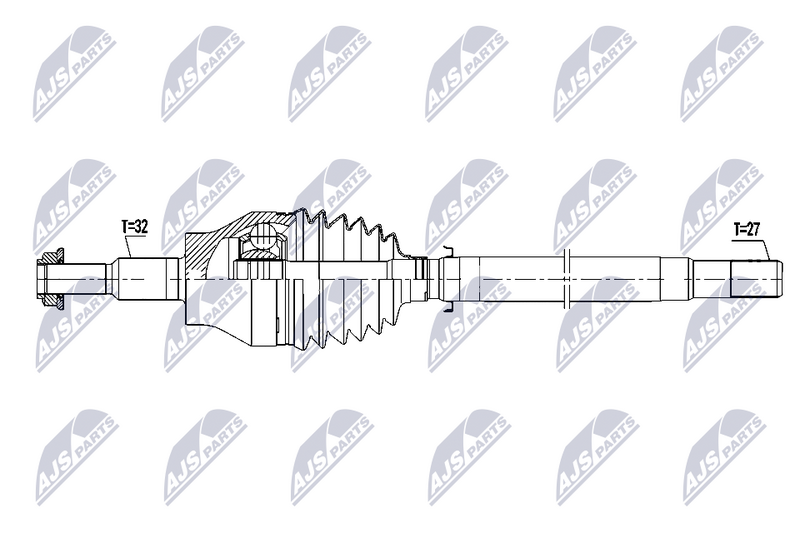 NTY NPW-CH-154 Drive Shaft