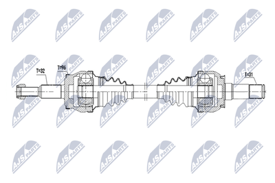 Drive Shaft NTY NPW-CH-156