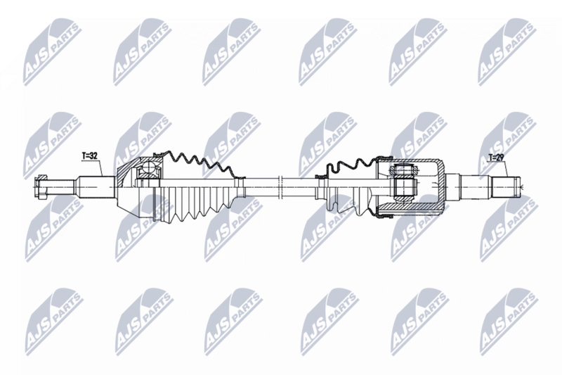 NTY NPW-CH-159 Drive Shaft