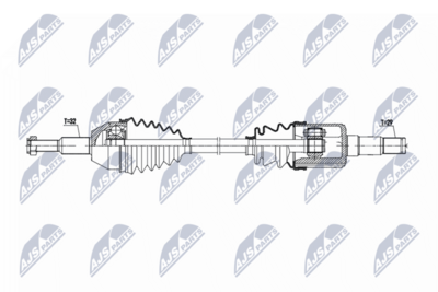 Drive Shaft NTY NPW-CH-159