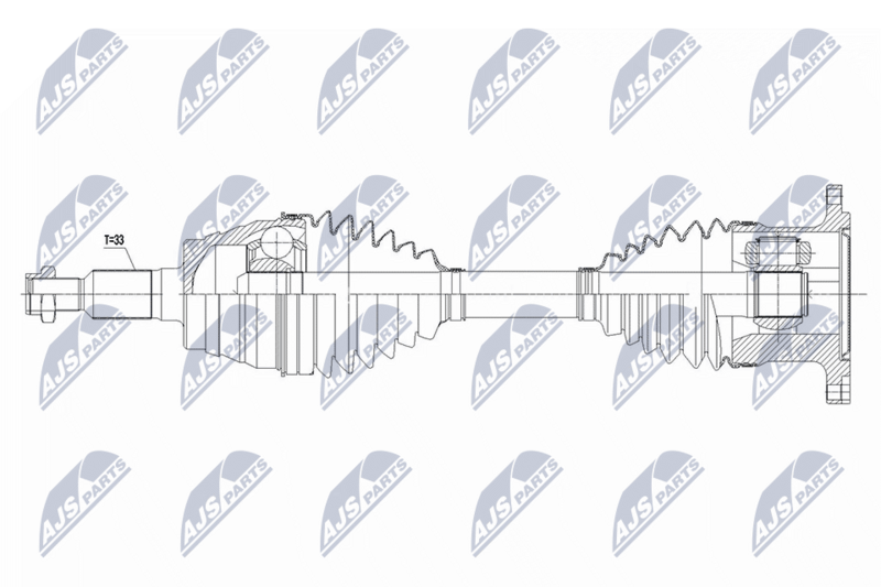 NTY NPW-CH-165 Drive Shaft