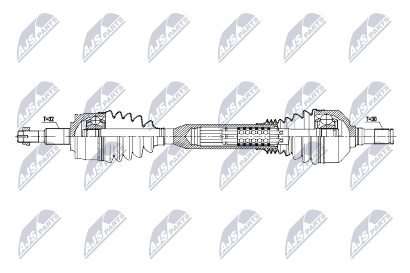 NTY NPW-CH-170 Drive Shaft