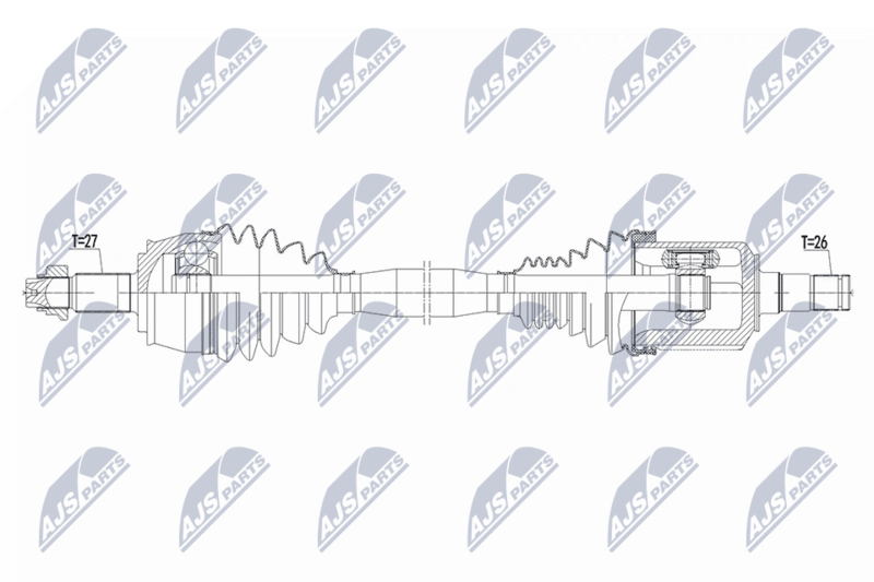 NTY NPW-CH-175 Drive Shaft