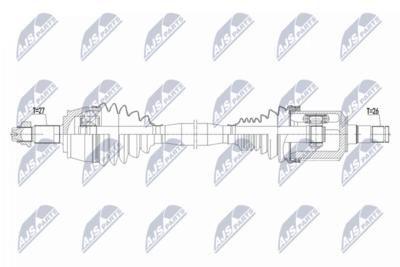 Drive Shaft NTY NPW-CH-175