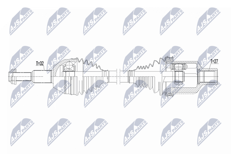 NTY NPW-CH-177 Drive Shaft