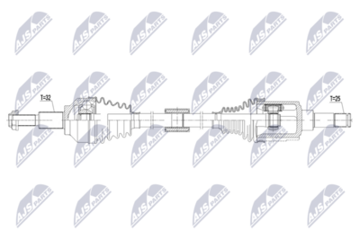 Drive Shaft NTY NPW-CH-178