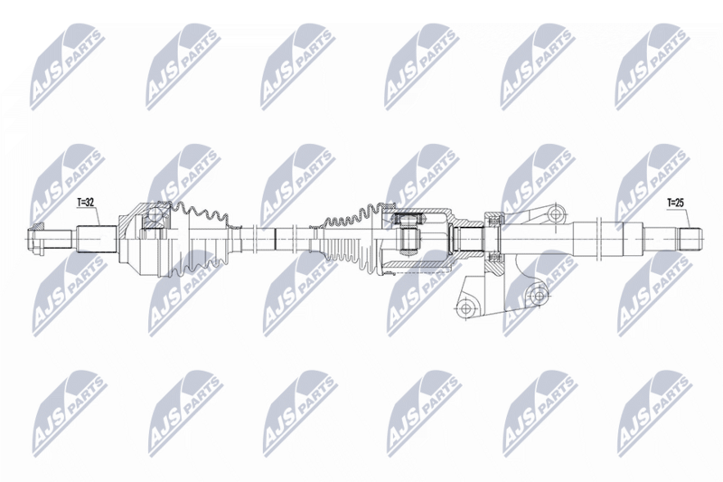 NTY NPW-CH-179 Drive Shaft