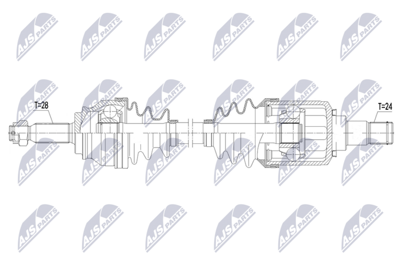 NTY NPW-CH-180 Drive Shaft