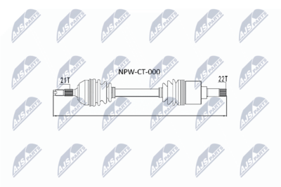 Drive Shaft NTY NPW-CT-000