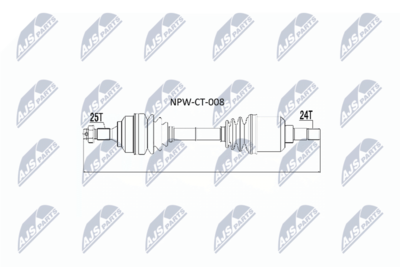 Drive Shaft NTY NPW-CT-008