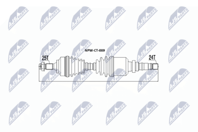 Drive Shaft NTY NPW-CT-009