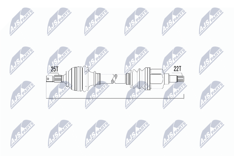 NTY NPW-CT-010 Drive Shaft