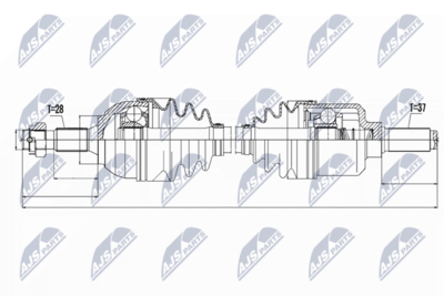 Drive Shaft NTY NPW-CT-052