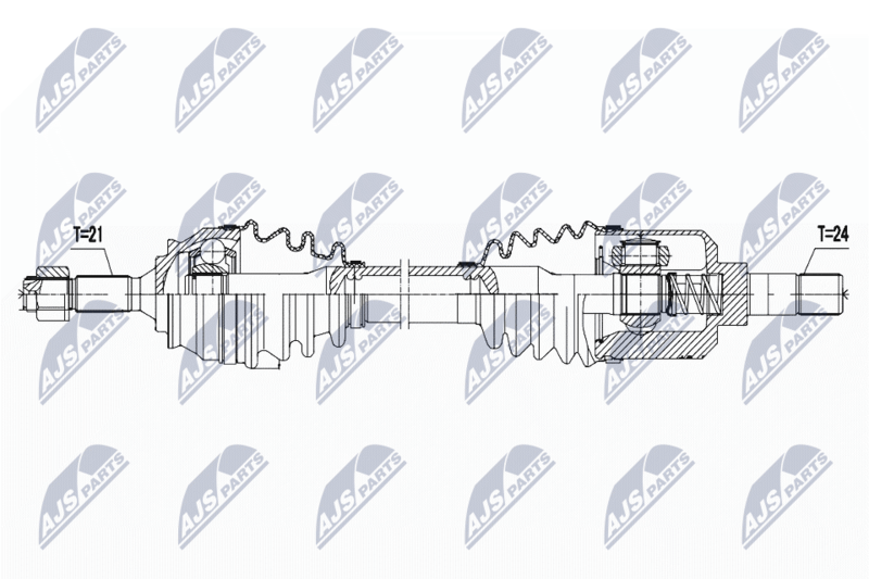 NTY NPW-CT-055 Drive Shaft
