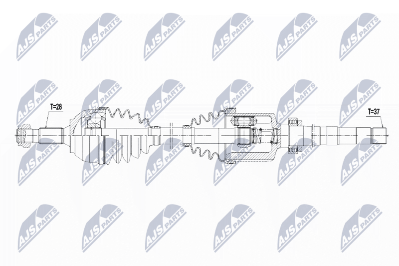 NTY NPW-CT-061 Drive Shaft