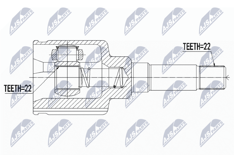 NTY NPW-CT-072 Joint Kit, drive shaft