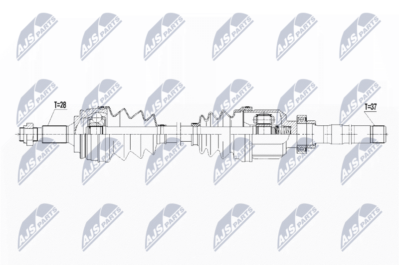 NTY NPW-CT-073 Drive Shaft