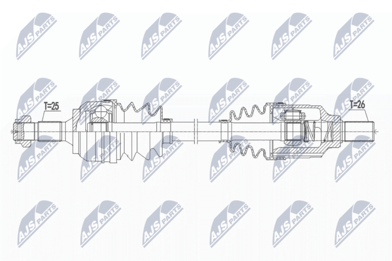 NTY NPW-CT-087 Drive Shaft