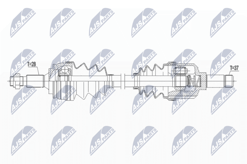 NTY NPW-CT-089 Drive Shaft