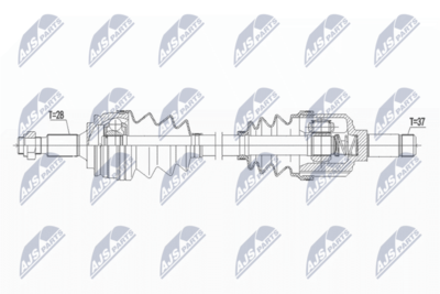 Drive Shaft NTY NPW-CT-089