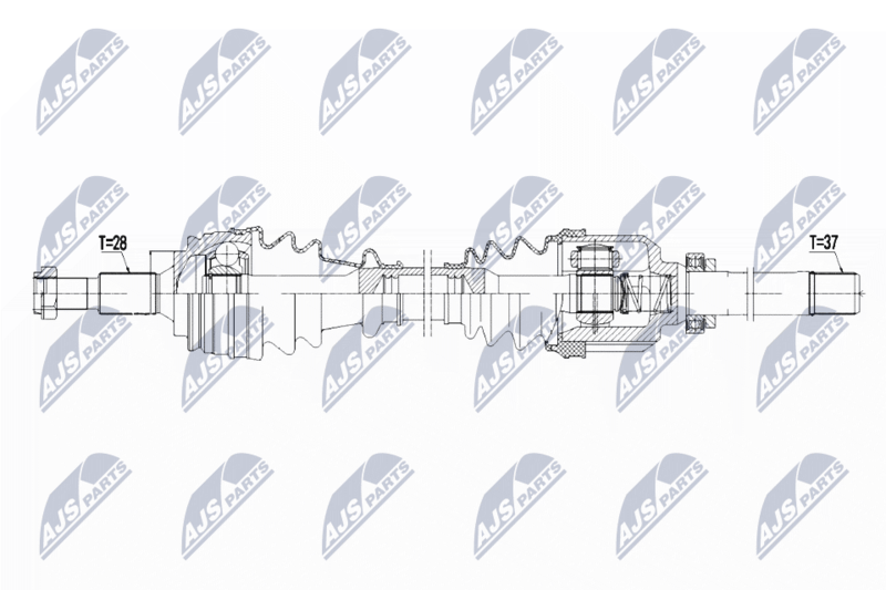 NTY NPW-CT-097 Drive Shaft