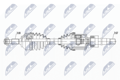 Drive Shaft NTY NPW-CT-099