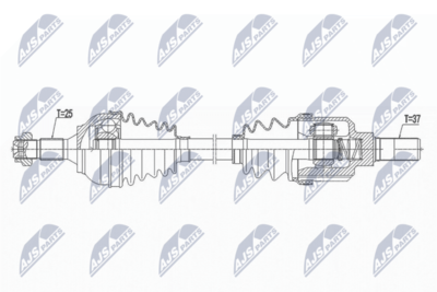 Drive Shaft NTY NPW-CT-101