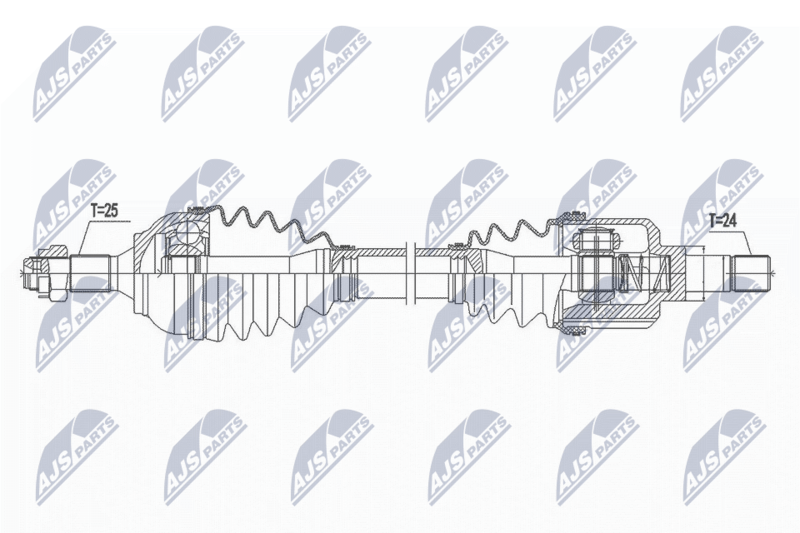 NTY NPW-CT-109 Drive Shaft