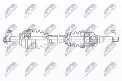 Drive Shaft NTY NPW-CT-113