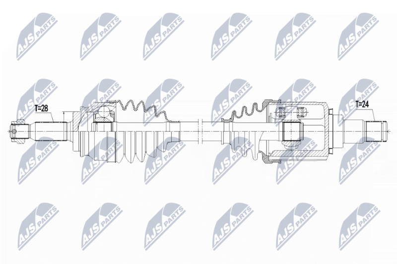 NTY NPW-CT-125 Drive Shaft