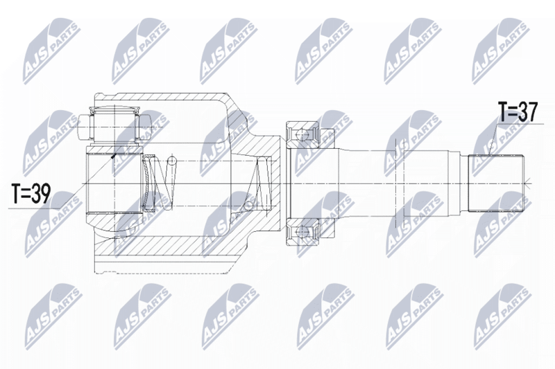 NTY NPW-CT-128 Joint Kit, drive shaft