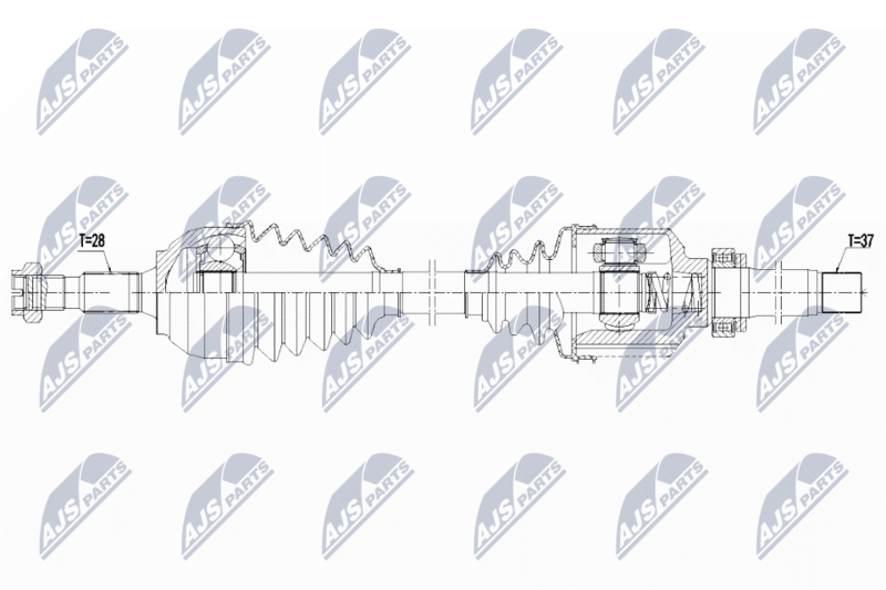 NTY NPW-CT-129 Drive Shaft