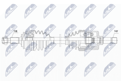 Drive Shaft NTY NPW-CT-131