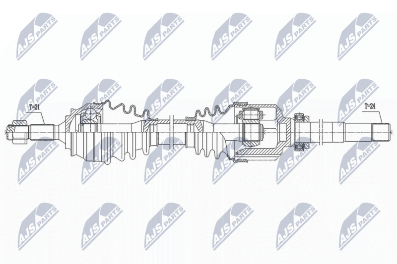 NTY NPW-CT-135 Drive Shaft