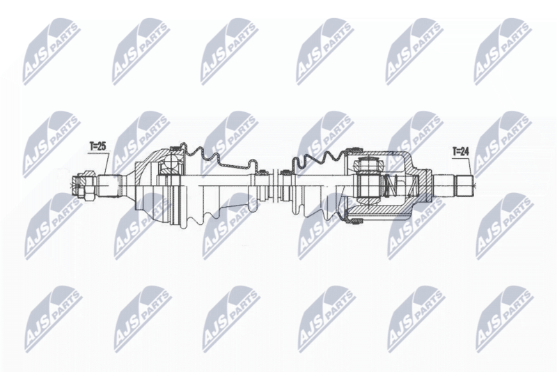 NTY NPW-CT-139 Drive Shaft