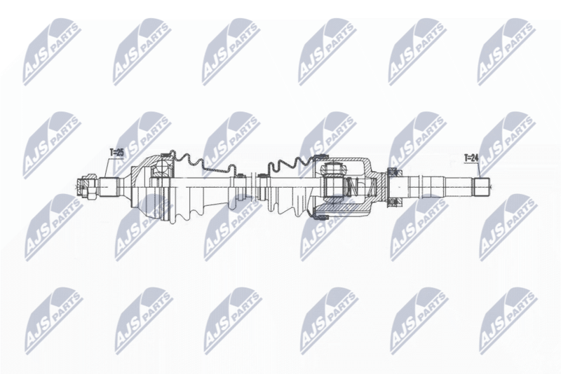 NTY NPW-CT-140 Drive Shaft