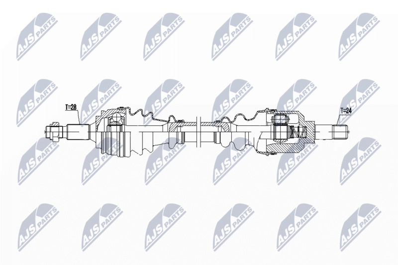 NTY NPW-CT-142 Drive Shaft