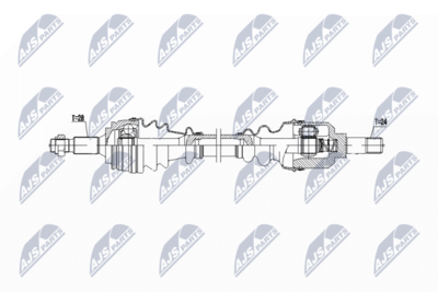 Drive Shaft NTY NPW-CT-142