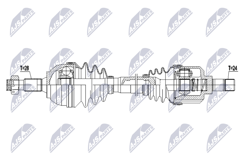 NTY NPW-CT-144 Drive Shaft