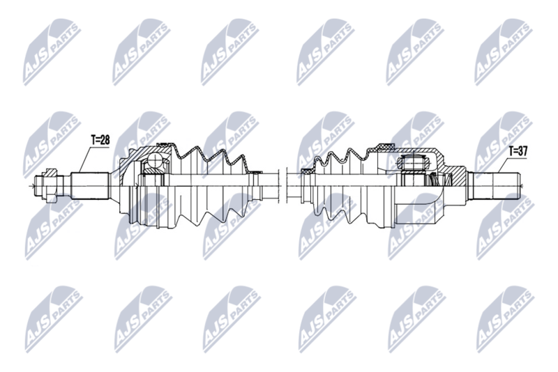 NTY NPW-CT-145 Drive Shaft