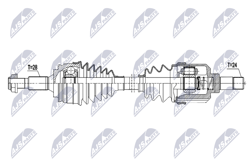 NTY NPW-CT-146 Drive Shaft