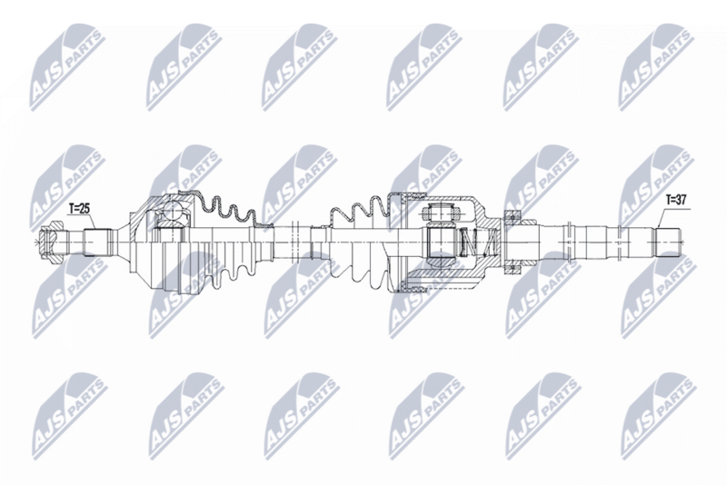 NTY NPW-CT-152 Drive Shaft
