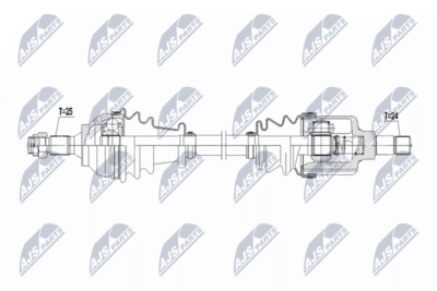 Drive Shaft NTY NPW-CT-153