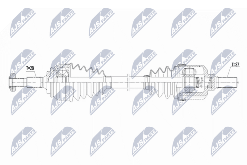 NTY NPW-CT-156 Drive Shaft