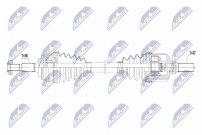 Drive Shaft NTY NPW-CT-156