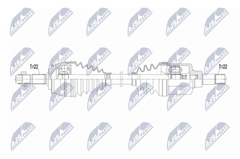 NTY NPW-CT-158 Drive Shaft