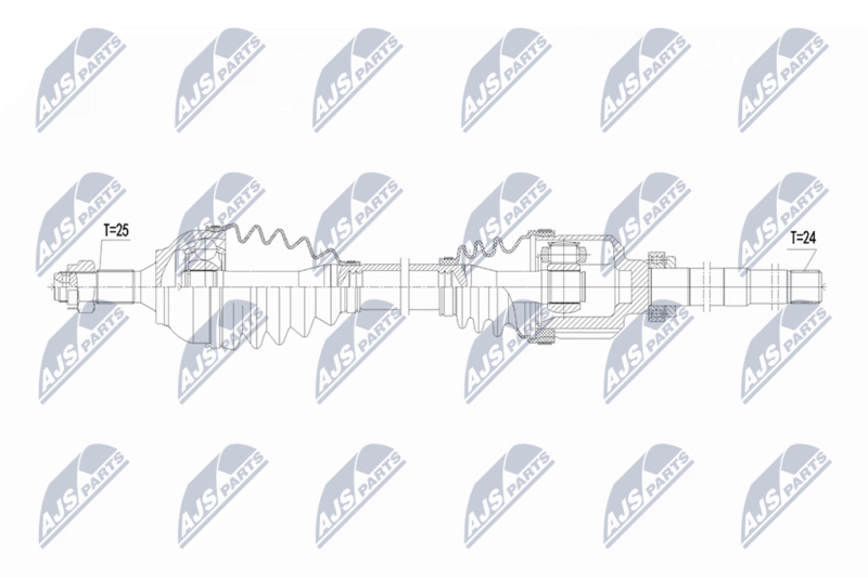 NTY NPW-CT-160 Drive Shaft