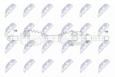 Drive Shaft NTY NPW-CT-160