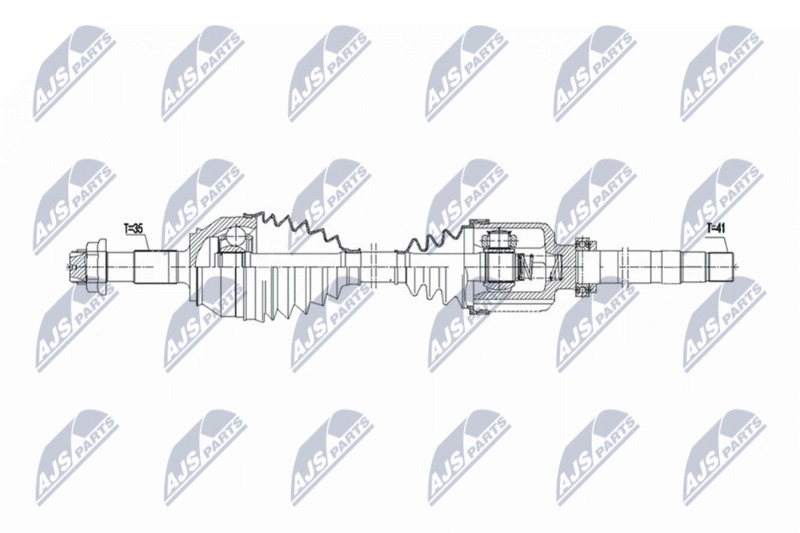 NTY NPW-CT-164 Drive Shaft