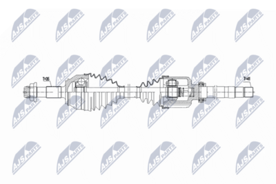 Drive Shaft NTY NPW-CT-164